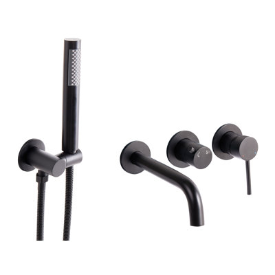 1 Handle Bathroom Bath Shower Mixer Bath Filler with Diverter