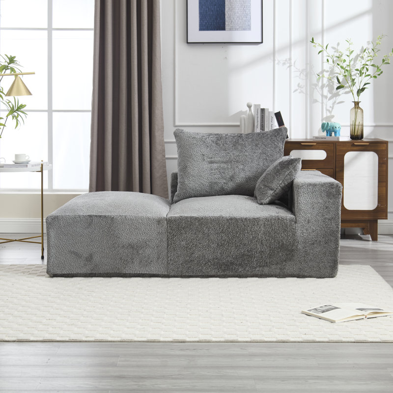 Canapé Boucle 67,72 "l, Boucle gris