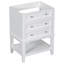 【Évier non inclus, meuble-lavabo de base seulement Van Meuble-lavabo de salle de bain de 24 po sans lavabo, base seulement, structure en bois massif, armoire de rangement de salle de bain avec tiroir et tablette ouverte
