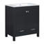 Meuble-lavabo 30 po avec lavabo simple-842124701