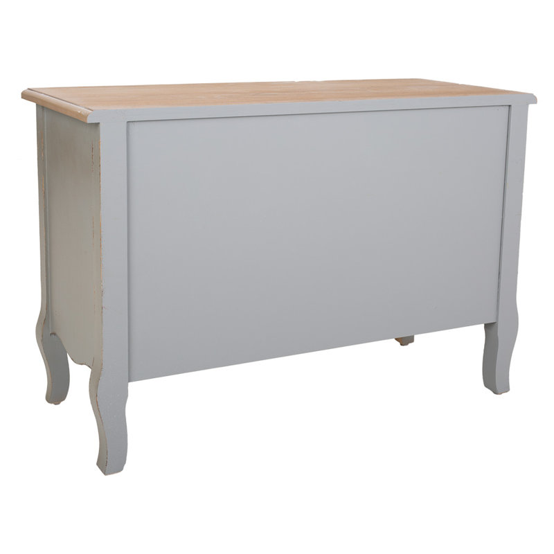 Youngblood 83cm Solid Wood Top Console Table, Grey