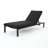 Outdoor Frame with Polyester Cushion Recliner Set of 2