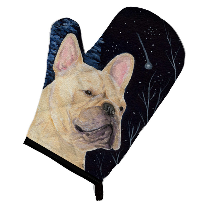Gant de four à Français Bulldog rouge®