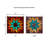 12"H Amelie Quilt Square Stained Glass Window Panel