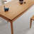 Modern minimalist rectangular desk-585230605