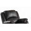 Fauteuil inclinable en cuir synthétique noir Zuriel-125540038