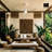Auravista 52 In. Indoor Oak Blades Ceiling Fan Chrome Housing With LED Light Bulbs And Remote Control-108487575