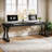 Metal Base Computer Desk-436471823-441314342