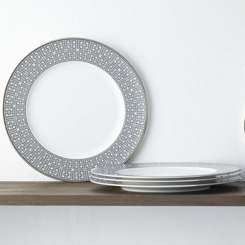 Assiettes plates Noritake Infinity, 11 po, Graphite