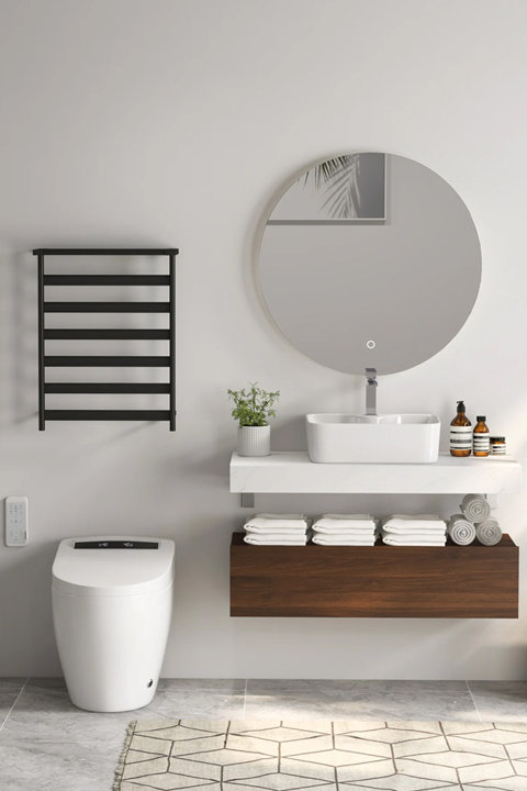 Elongated Automatic Smart Bidet Toilet
