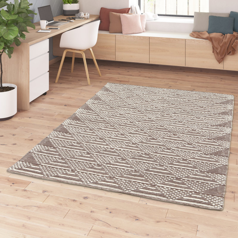 Ricca Abstract Hand Woven Area Rug, Rectangle 120 x 170cm