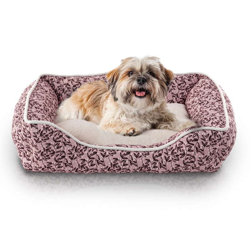 Elle Printed Microsuede Cuddler with Plush Centre