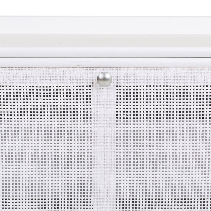 Alexa-Abby Storage Bench, White