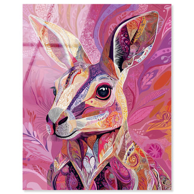 «Vibrant Marsupial», reproduction d'art acrylique par Art Remedy