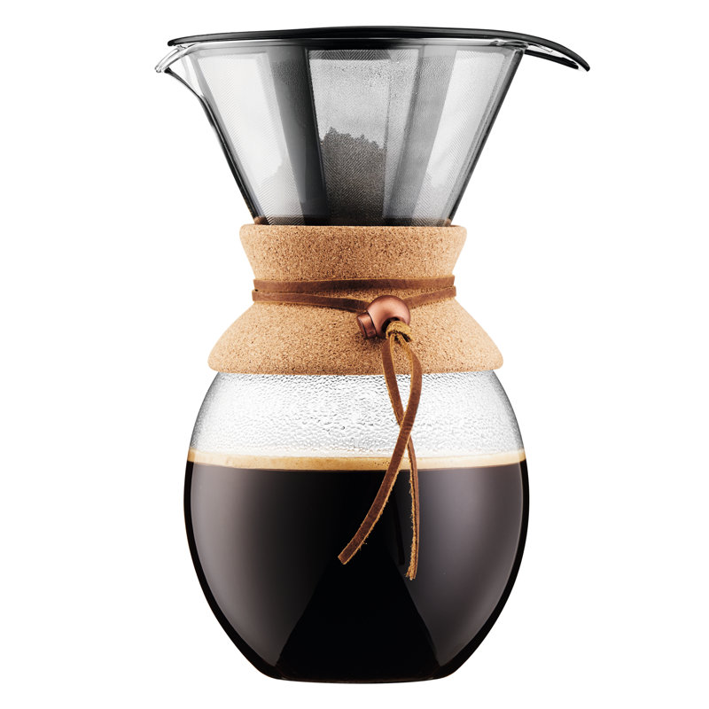 12-Cup Pour Over Cork Band Coffee Maker