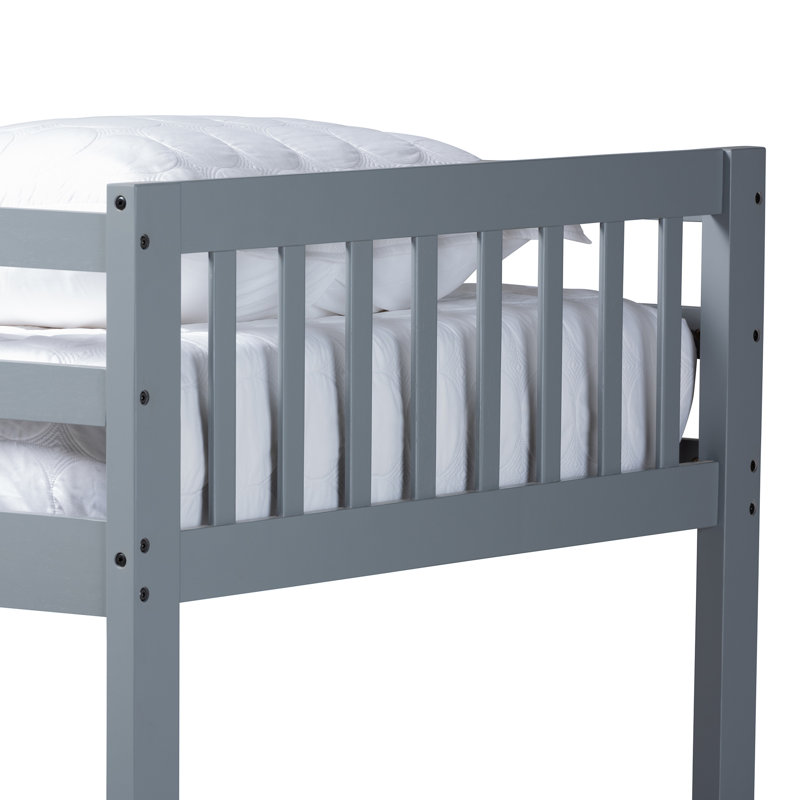 Lit superposé simple au-dessus de simple Keiani, Gris