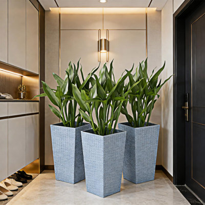Ensemble de 3 pots à plantes