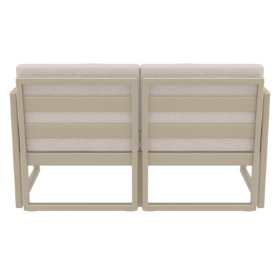Lane 58'' Wide Straight Loveseat with Cushions