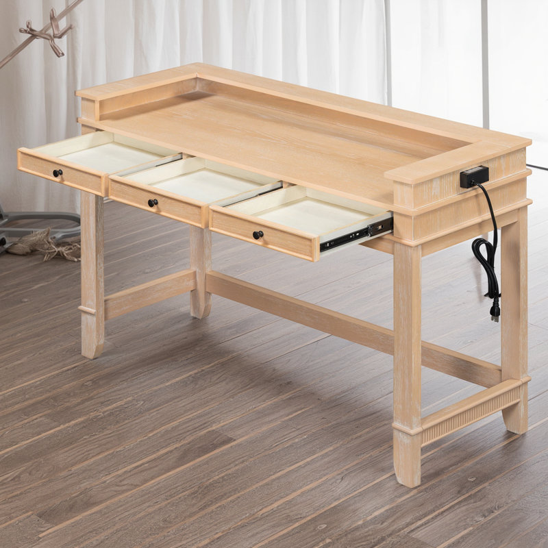 Ensemble de salle à manger rectangulaire L 54,03 po x l 20,98 po Elliw, Naturel, Beige / Naturel