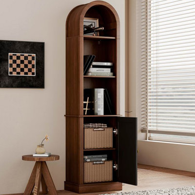 Grande vitrine de rangement arquée 68 pouces