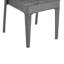Chaise d'appoint empilable grise pour 2 personnes-1502735861