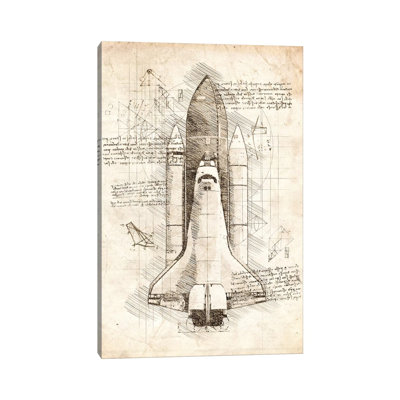 " Space Shuttle " Graphic Art Print