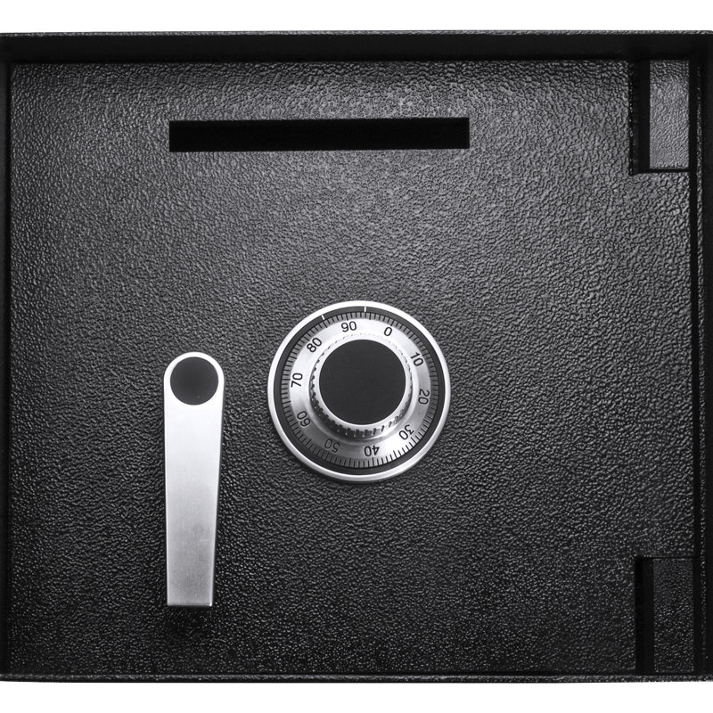 0.89 Cubic Ft Floor Safe - Solid Steel Construction, 13.89 In Depth, With Lock Steel, 17 Package Width, Invisible