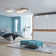 Pina Fabric LED Flush Ceiling Light