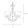 Macalla 5 - Light Steel Dimmable Tiered Chandelier
