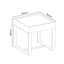 Akaisha Sled End Table