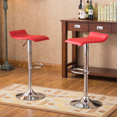Ensemble de 2 tabourets en similicuir