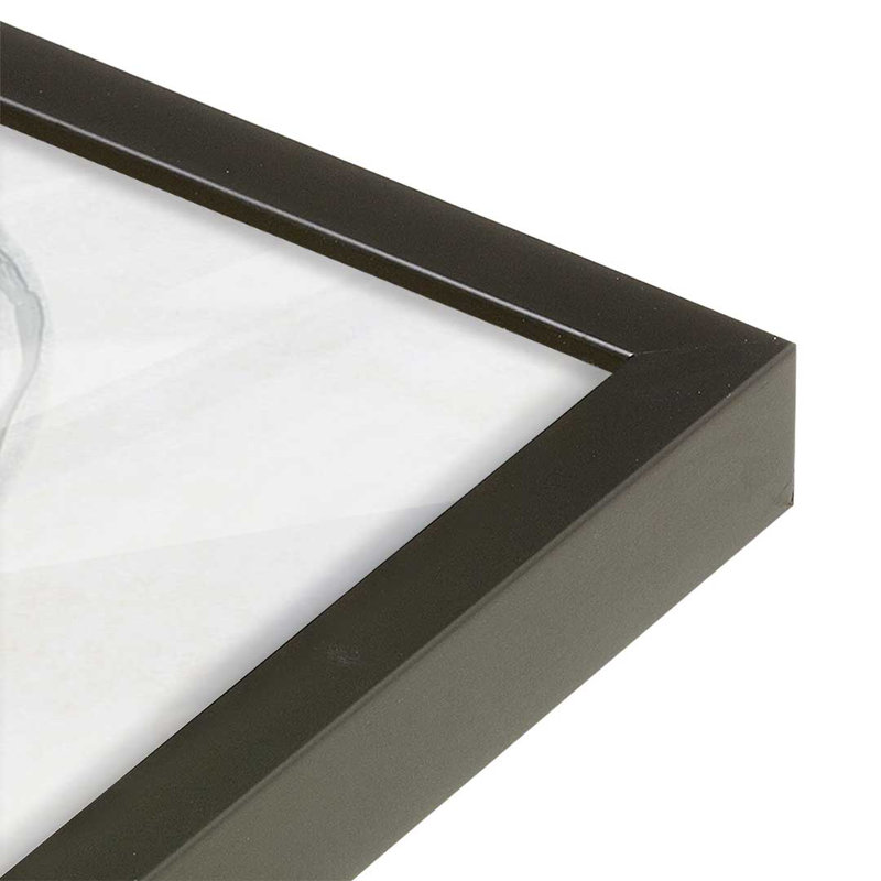 «Granite Turntable II» par June Erica Vess, reproduction d'art sur toile, Impression sur cadre ouvert sans papier mat, Noir