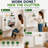Basicwise Wall Mounted Folding Desk with Storage Shelves - Floating Table with Drawers, Space Saving for Small Spaces, 23.75 x 6.75 x 23 in, White for Home Office, Bedroom, Study, Dorm Room-1415756594