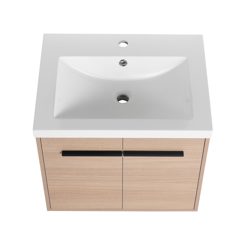 Ensemble de meuble-lavabo en résine Oak
