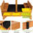 Aivituvin 47.2'' x 51.9'' Square Sandbox with Cover