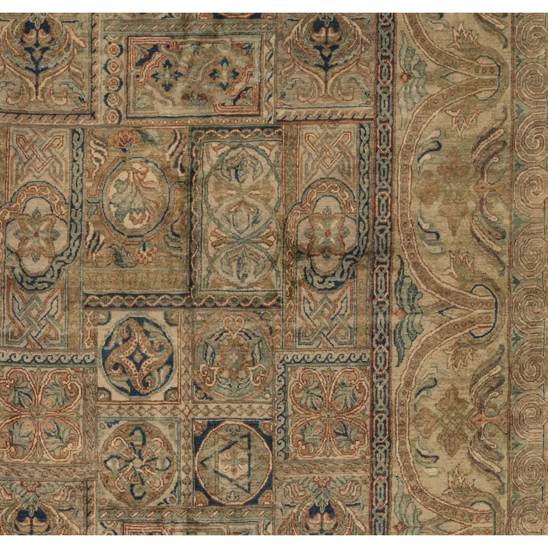 Magnolia Wool Oriental Area Rug in Brown