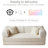 Lozena Boneless 78-Inch King-Size Convertible Sleeper Sofa Bed with No Assembly, Hybrid Mattress Couch Compression Sofa In a Box-217960200