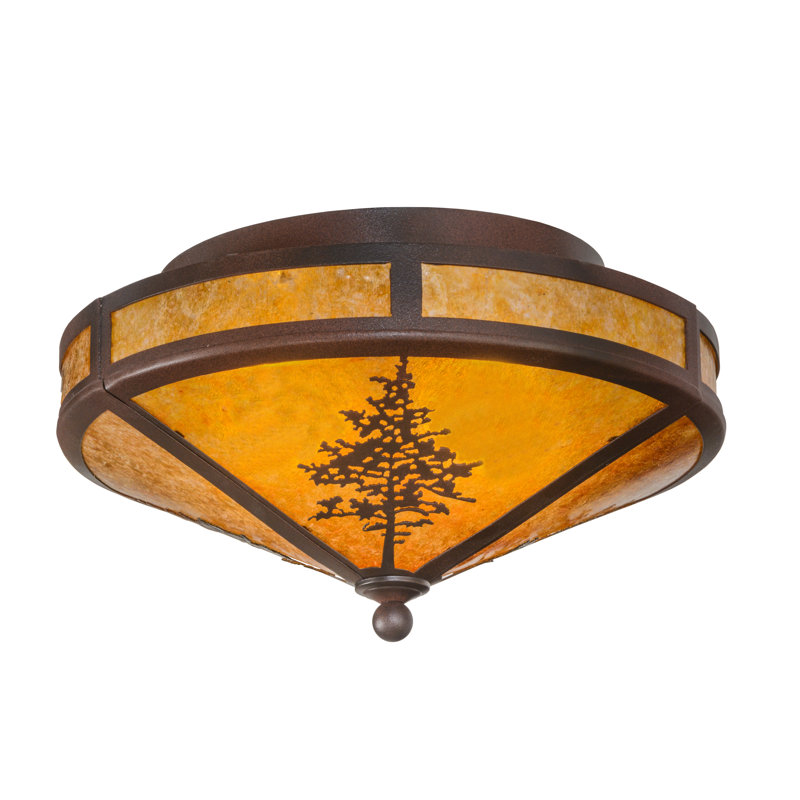 Mica Semi Flush Mount
