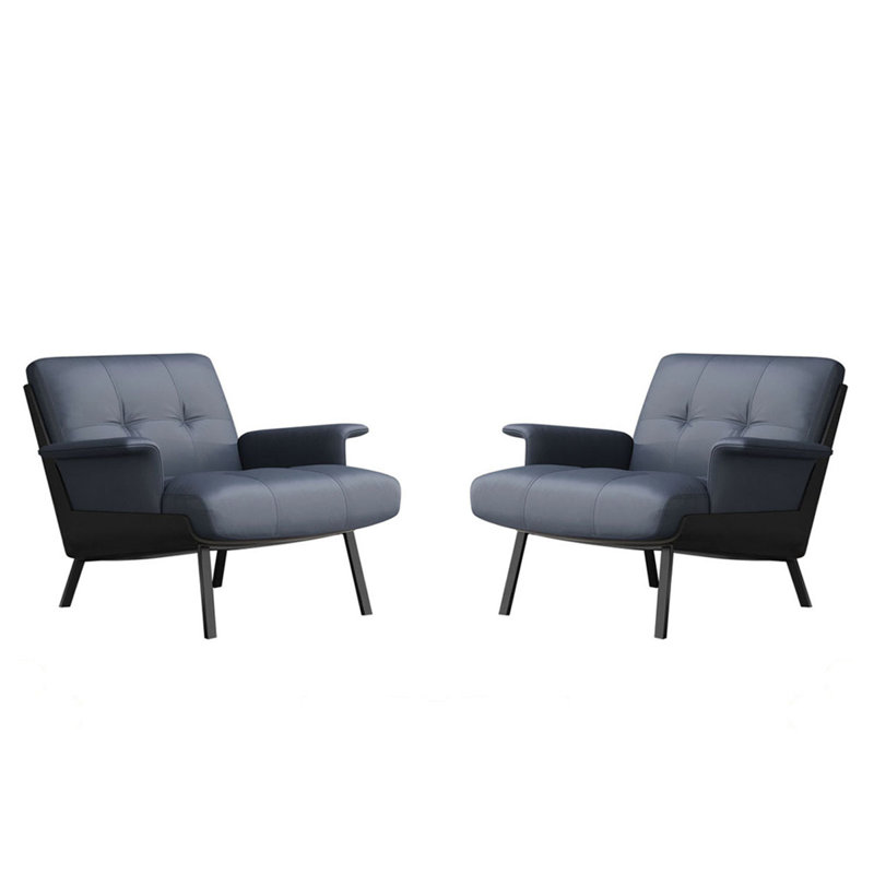 Syden, Noir / bleu gris