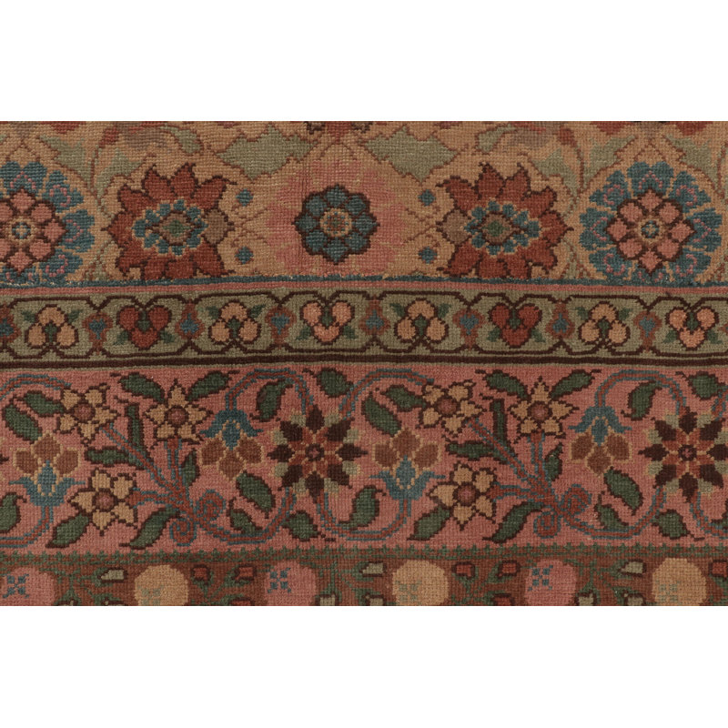 Oversized Antique 20Th Century English Needlepoint Rug In Brown - Rug & Kilim