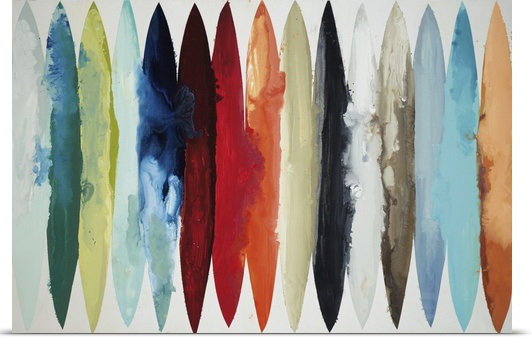 'Even Flow' by Randy Hibberd Painting Print on Canvas, 40" H x 60" W