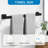 Bathroom Hardware Set - 5 Piece SUS304 Stainless Steel Towel Bar, Ring, Toilet Paper Holder & Hooks - Rustproof Wall Mounted Bath Accessories With Modern Square Design-116176368