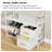 Hall Tree, Coat Rack with 17 Hooks & 2 Drawers, 6 in 1 Design Entryway Bench, Shoe Rack Hanging Rod