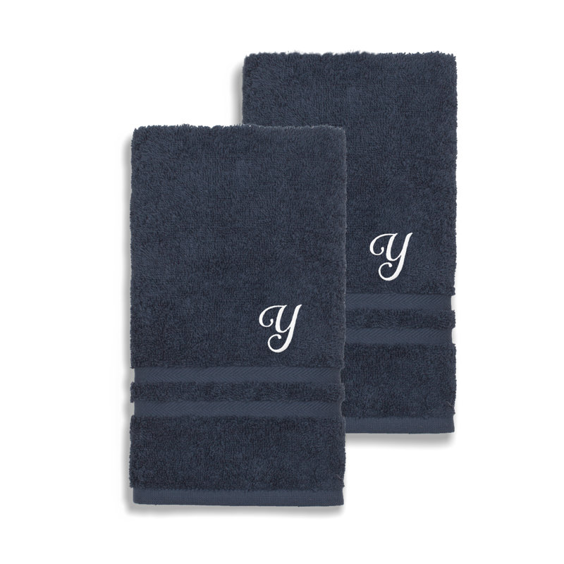 Denzi 100% Cotton Hand Towel, Twilight Blue, Y