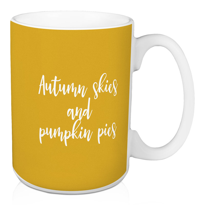 Grande tasse à café always be Najera, Jaune moutarde