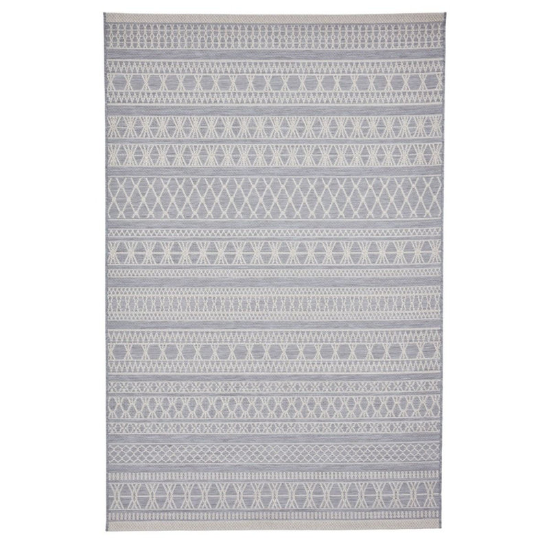 Patric Rectangle Geometric Flokati Indoor / Outdoor, Rectangle 160 x 220cm