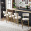 Ensemble de 2 tabourets de bar rembourrés modernes en tissu Teddy-1345971310-1345971308