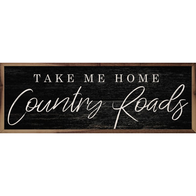 Country Roads Black