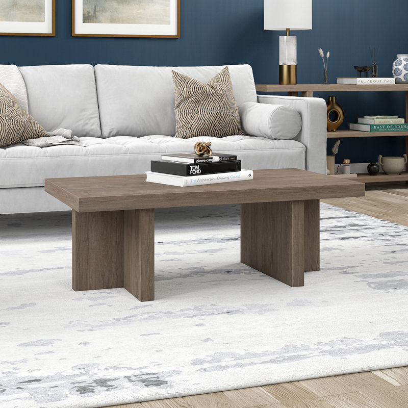 Cerrone Coffee Table, Antiqued Gray Oak