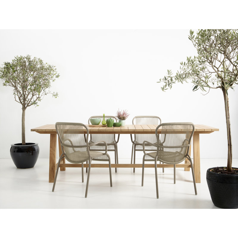 Loop Outdoor Dining Armchair, Taupe